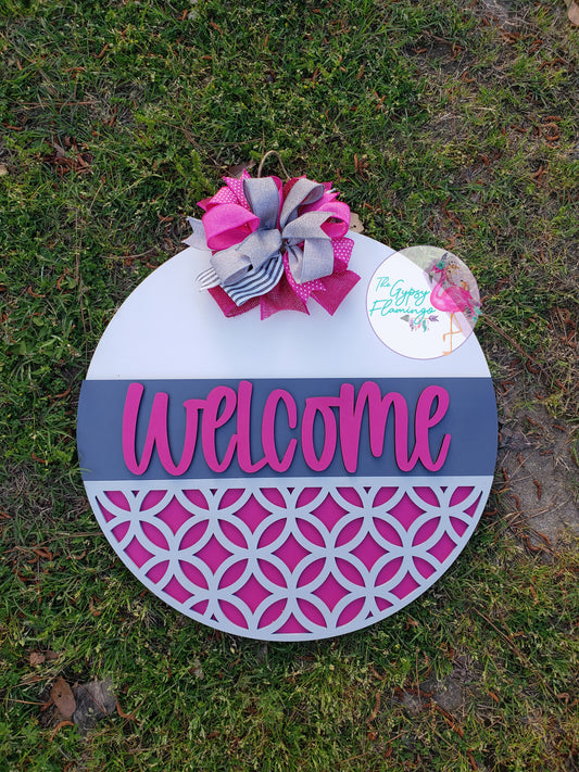 Welcome (circles panel)